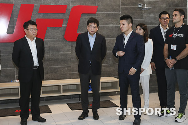 陈群副市长赴UFC精英训练中心（上海）调研体育工作